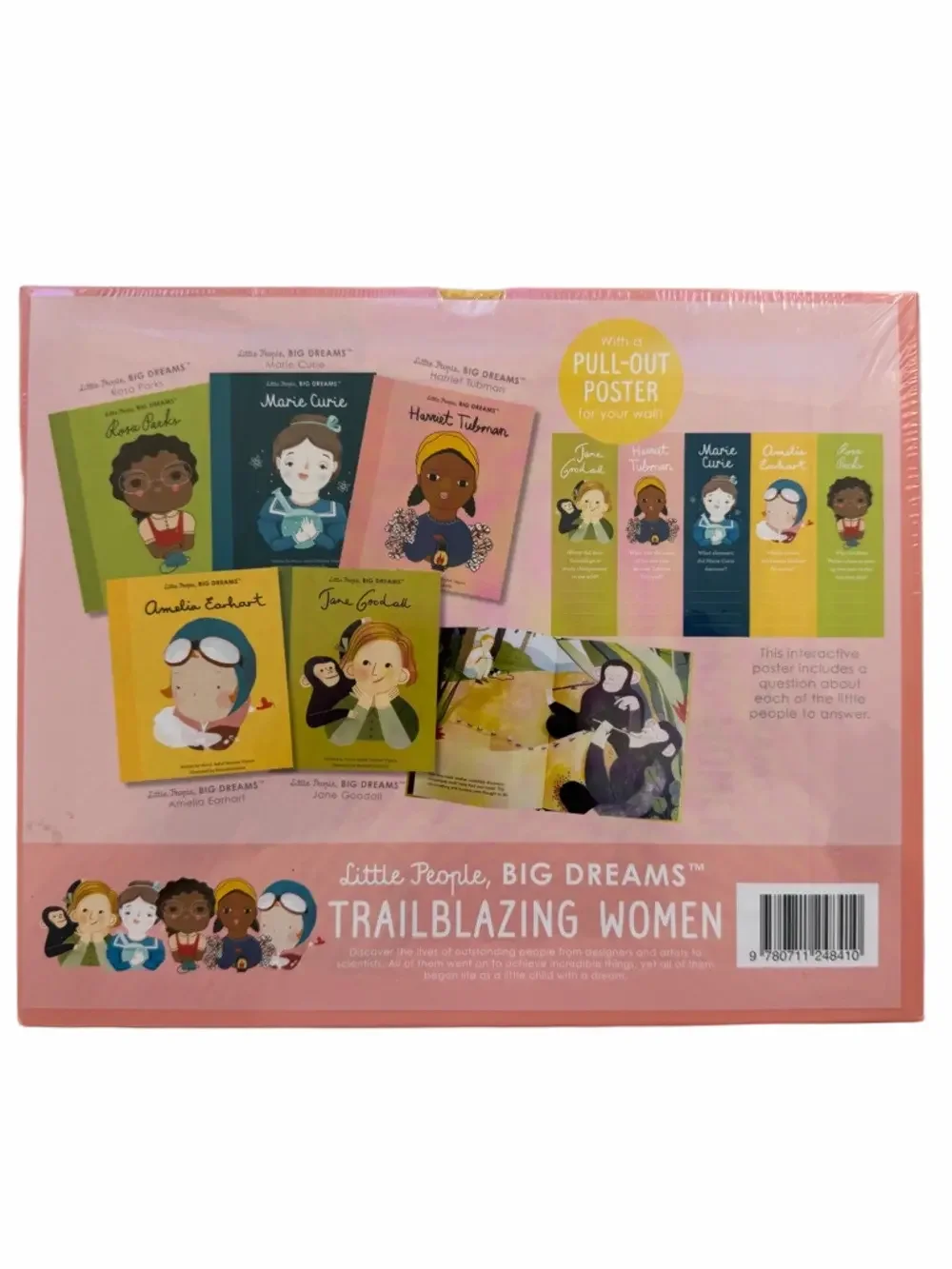 Little People Big Dreams Trailblazing Women Gift Set 5 Hardcover Books NEW
